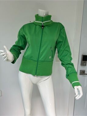 Lululemon athletic Track cropped Jacket vintage Made in Vancouver Cardigan